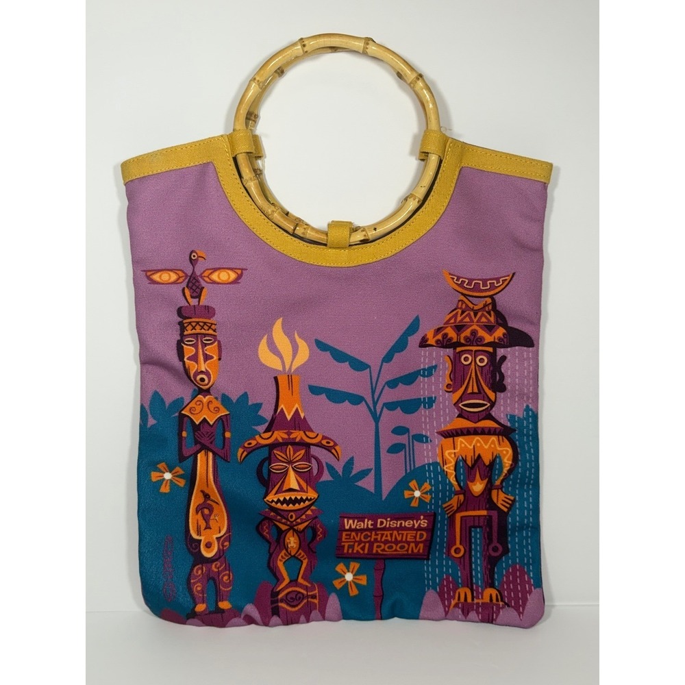 Disney Parks SHAG Enchanted Tiki Room Handbag - Tangaroa Bamboo Purse